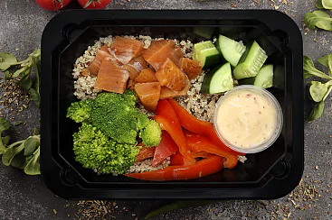 Поке с лососем и киноа, 280г