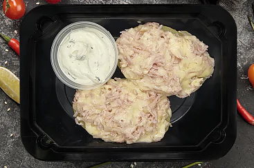 Картошка с ветчиной и сыром, 300г