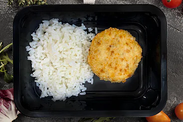 Биточек рыбный с рисом, 250г