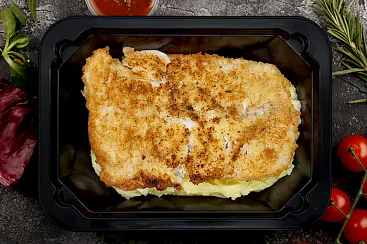 Минтай жареный с пюре, 280г