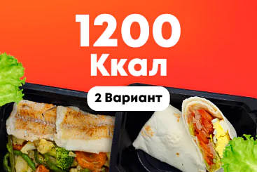 1200ккал/5 дней - 2 вариант