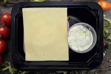 Яичный завтрак из цветной капусты с ветчиной и сыром, 230г