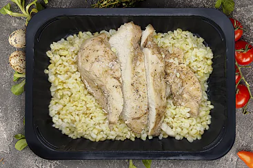 Курица на пару с булгуром, 300г