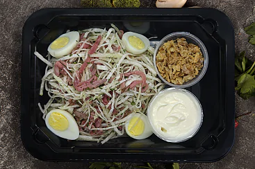 Салат с редькой и ростбифом, 170г