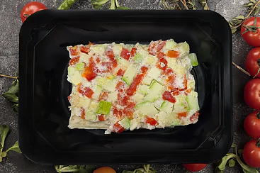 Омлет с ветчиной и овощами, 200г