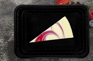 Чизкейк с малиной, 100г