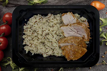 Индейка на пару с киноа, 300г